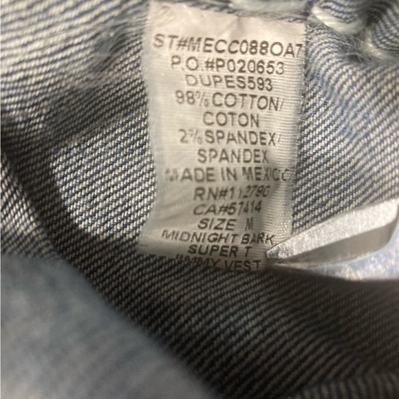 Rare! True Religion Jimmy Super T Vest in “MIDNIGHT BARK” wash size Medium - Picture 4 of 7